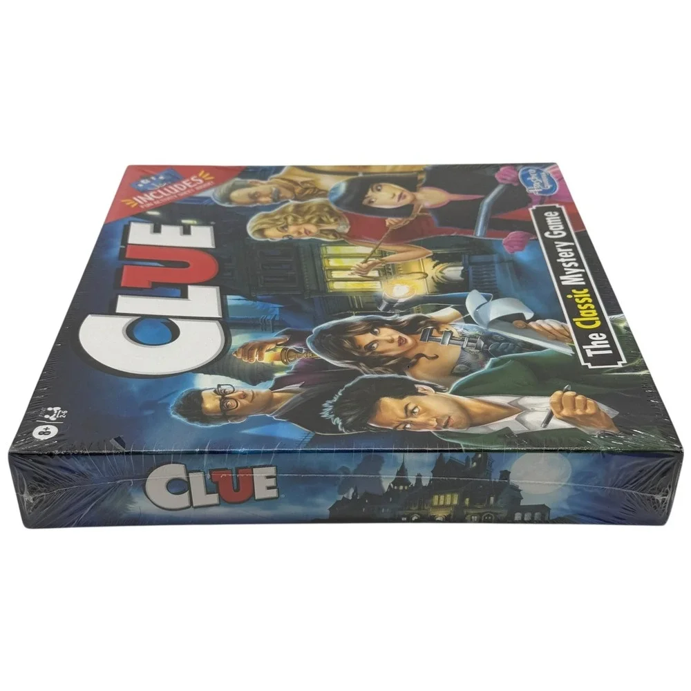 Clue The Classic Mystery Game Board Game Hasbro Gaming New‎ Sealed Fun